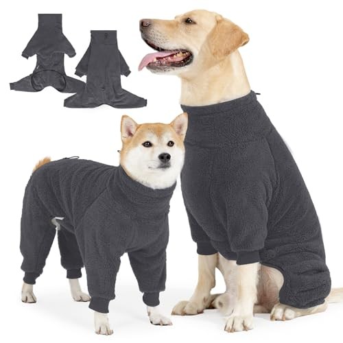 Grey fleece dog - grey,
