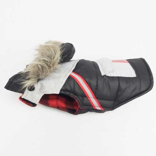 Dog coat detachable hood - coat,