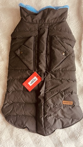 Space lion puffer dog - lion, jacket