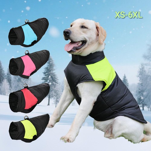 Warm dog winter jacket with - warm,