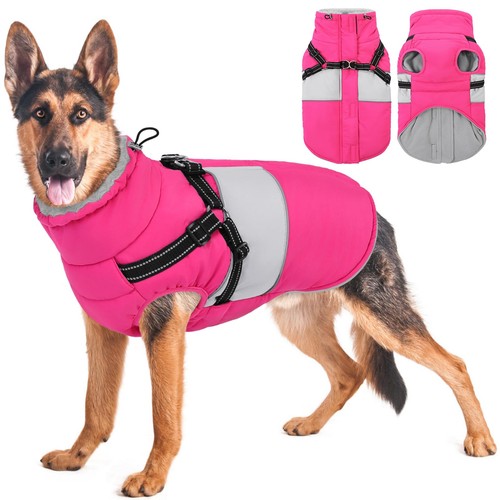 Windproof dog winter coat - dog,