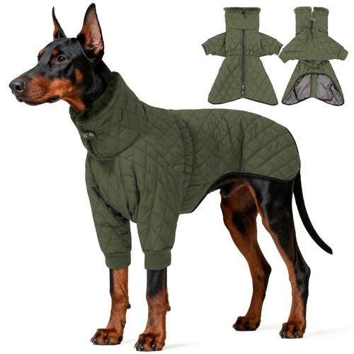 Dog winter coat for large - dog,
