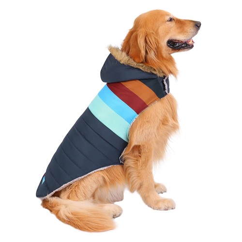 Dog puffer jacket fleece lined - fleece,