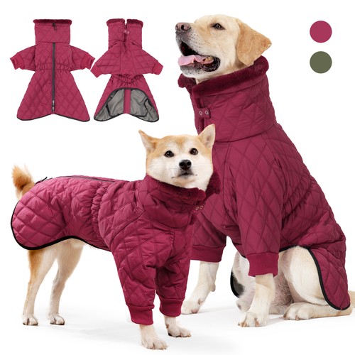Adjustable dog winter coat - winter,