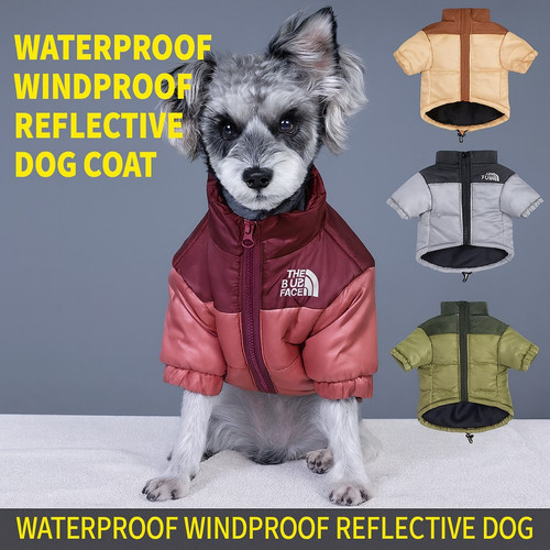 Dog waterproof raincoat hooded - dog,