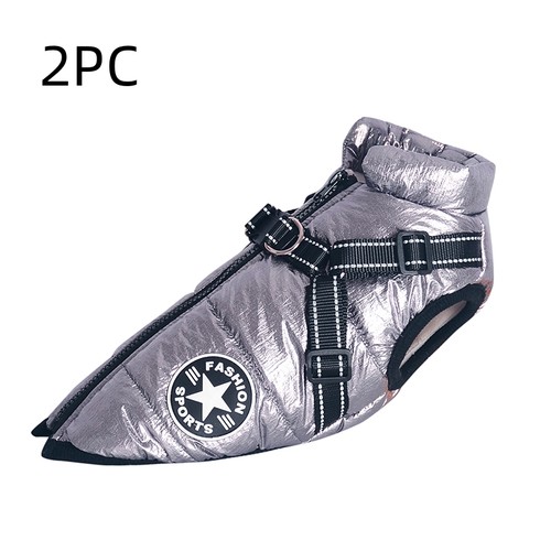 Warm winter dog jacket set - dog,