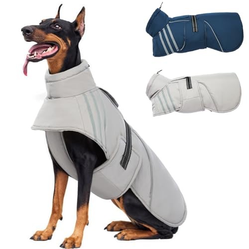 Warm dog coat reflective - warm,