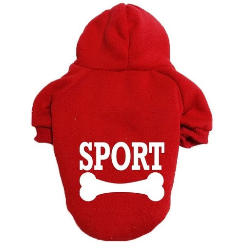 Dog hoodie fleece jacket warm - fleece,