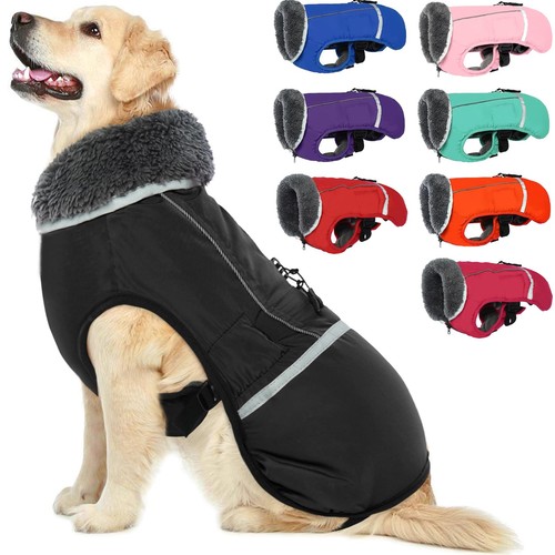 Warm dog coat reflective - warm,