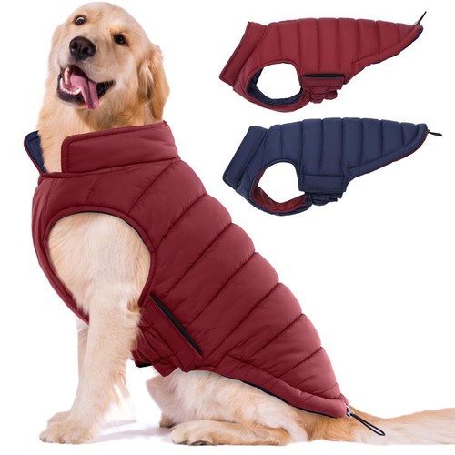Reversible dog coat - dog, windproof