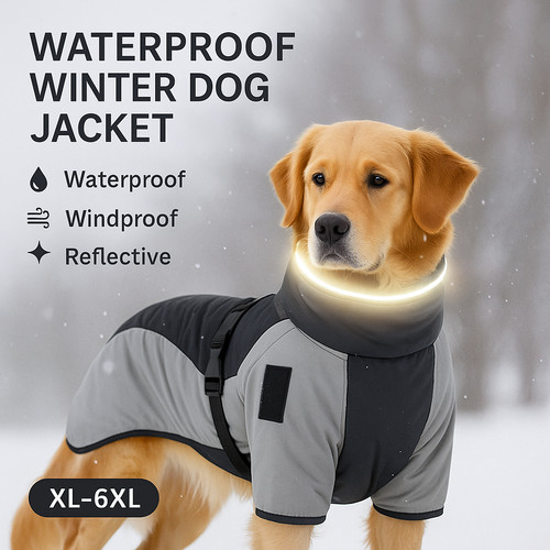 Dog winter waterproof down - winter,