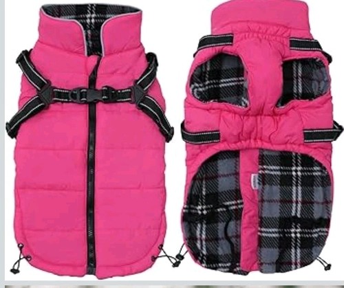 Pink pet dog vest - pink,