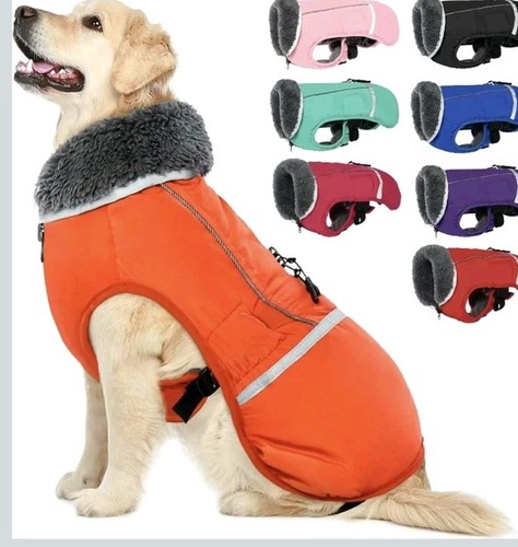 Warm winter dog coat furry - dog,