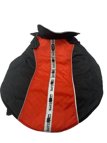 Red black dog winter - black,