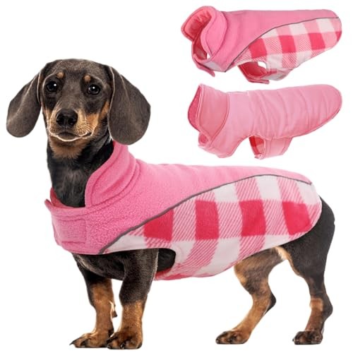 Dog winter coat reversible - ,