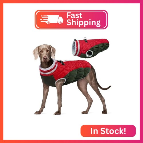 Fuamey dog winter coat fleece - winter,
