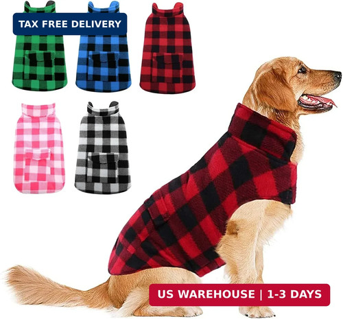Reversible dog winter - reversible, coat