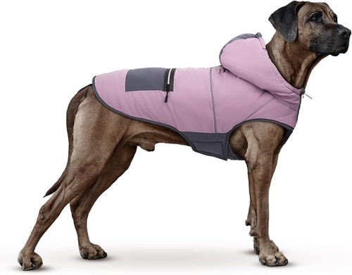 Dog coat with hood winter - with, hood,